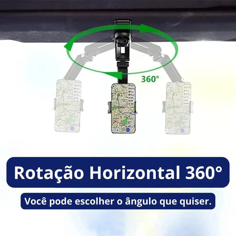 Suporte Multifuncional Para Celular de Viseira 360° - LAIVIZA